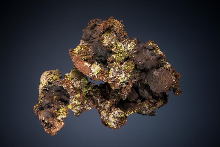 COPPER after HEULANDITE? with EPIDOTE